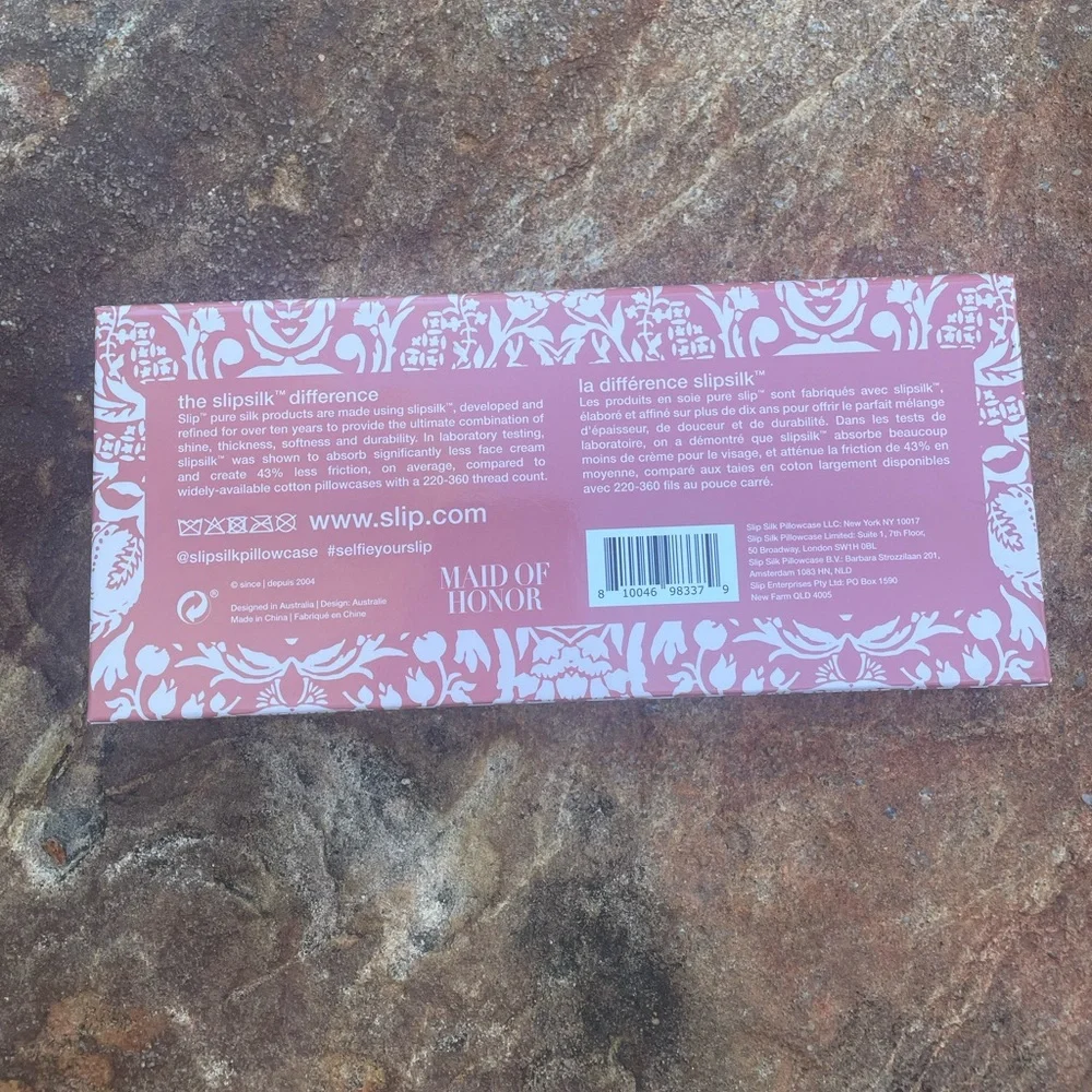 NEW! Slip Maid of Honor Silk Sleep Mask